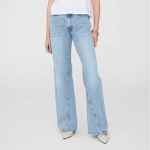 NWT Anine Bing light wash high waist jeans
